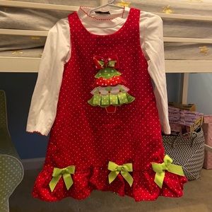 Corduroy Christmas dress